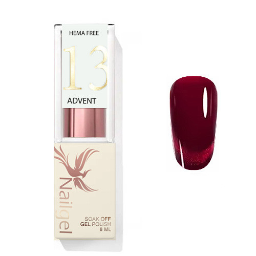 Advent 13 - Esmalte en gel 8 ml - Rojo magnético -