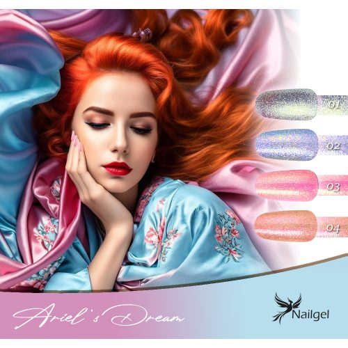 Colección de barniz de gel Ariel's Dream con 6 almohadillas de gel y margaritas de regalo