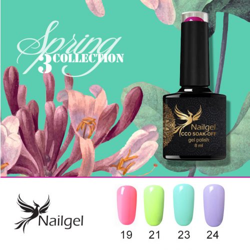 Selección de color de la laca del gel de la primavera, 4 unids CCO Quality Gel Lacquer Set 3