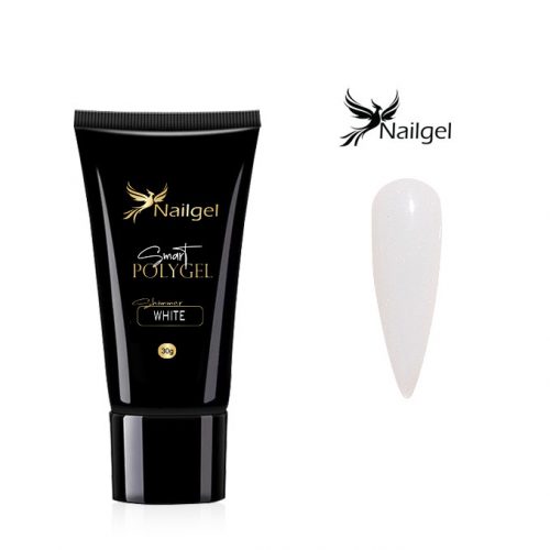 Smart polygel Shimmer White - 30 g