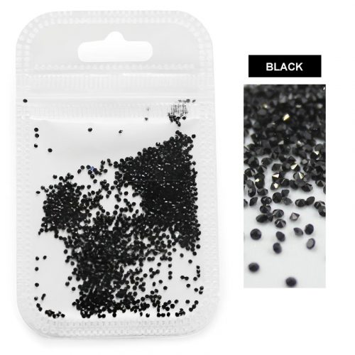 Cristal Pixie Rhinestone NEGRO