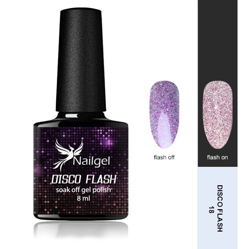 Disco Flash 018 gel barniz 8 ml