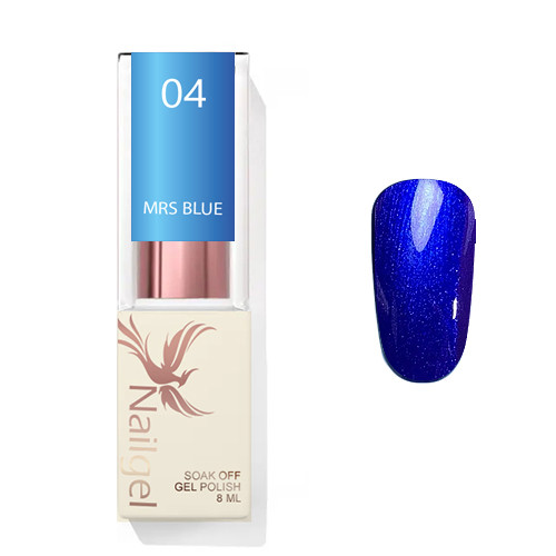 Mrs  Blue 04 - gel barniz 8 Ml