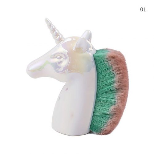 Pincel desempolvador Unicornio blanco