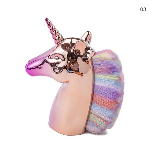 Unicornio cepillo de eliminación de polvo arco iris