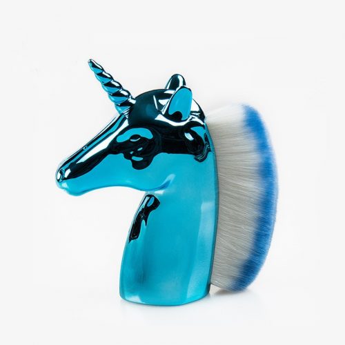 Cepillo de eliminación de polvo unicornio azul