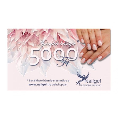 Tarjeta de regalo Nailgel por valor de HUF 5000