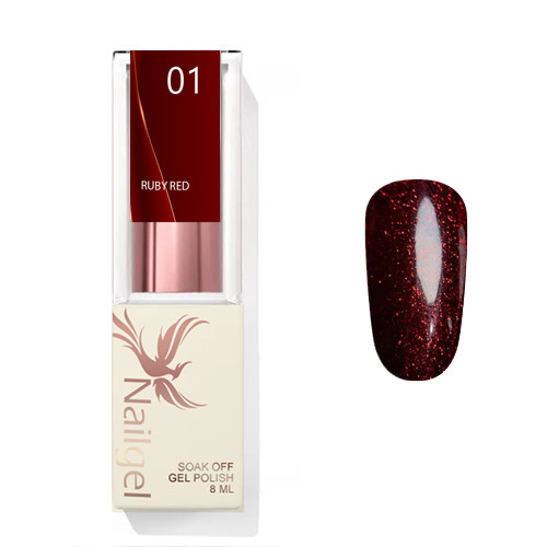 Rojo Rubí 001 Gel Lacado 8 Ml